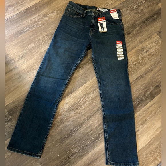 Wrangler Other - Men's Wrangler Slim Straight Blue Jeans Sz 32x32 NWT
